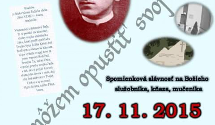 24. fotografia fotogalérie Spomienková slávnosť zavraždenia kňaza Jána Nemca